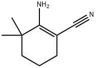1-Cyclohexene-1-carbonitrile,2-amino-3,3-dimethyl-(8CI) 구조식 이미지