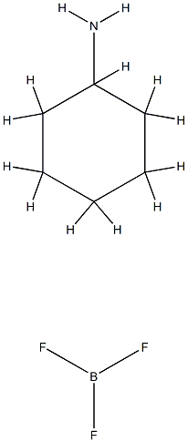 (cyclohexylamine)trifluoroboron  Structure