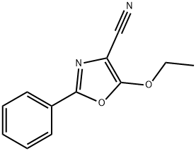 4-Oxazolecarbonitrile,5-ethoxy-2-phenyl-(9CI) Structure