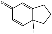 5H-Inden-5-one,7a-fluoro-1,2,3,7a-tetrahydro-(9CI) Structure