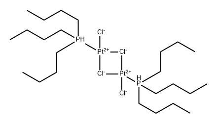 di-mu-chlorodichlorobis(tributylphosphine)diplatinum 구조식 이미지