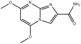 5,7-dimethoxyimidazo<1,2-a>pyrimidine-2-carboxamide 구조식 이미지