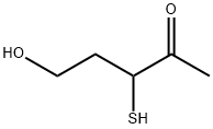 2-Pentanone, 5-hydroxy-3-mercapto- (6CI,7CI,9CI) 구조식 이미지