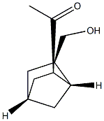 Ethanone, 1-[6-(hydroxymethyl)bicyclo[2.2.1]hept-2-yl]-, [1S-(2-exo,6-endo)]- 구조식 이미지
