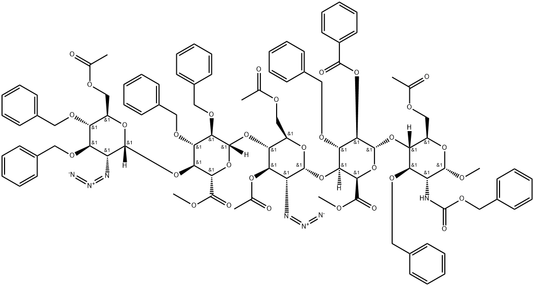 1572360-01-0 4)-2-deoxy-2-[[(phenylmethoxy)carbonyl]amino]-3-O-(phenylmethyl)-alpha-D-glucopyranoside 6-acetate