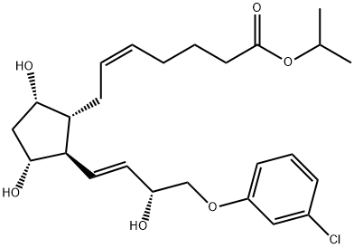 (+)-Cloprostenol isopropyl ester Structure