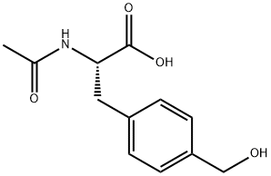 Ac-DL-4-hydroxymethyl-Phenylalanine 구조식 이미지