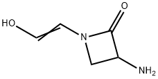 2-Azetidinone,3-amino-1-(2-hydroxyethenyl)-(9CI) 구조식 이미지