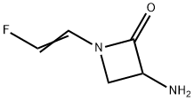 2-Azetidinone,3-amino-1-(2-fluoroethenyl)-(9CI) 구조식 이미지