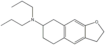 7-(N,N-dipropylamino)-5,6,7,8-tetrahydronaphtho(2,3-b)dihydro-2,3-furan Structure