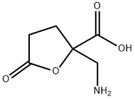 2-Furancarboxylicacid,2-(aminomethyl)tetrahydro-5-oxo-(9CI) Structure