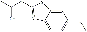 2-Benzothiazoleethanamine,6-methoxy-alpha-methyl-(9CI) Structure