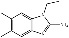 1H-Benzimidazol-2-amine,1-ethyl-5,6-dimethyl-(9CI) 구조식 이미지