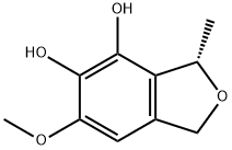 (3S)-1,3-Dihydro-6-methoxy-3β-methylisobenzofuran-4,5-diol Structure