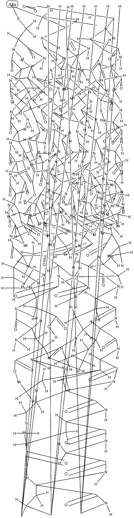 ω-Agatoxin TK 구조식 이미지