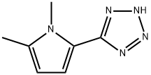 5-(1,5-dimethyl-1H-pyrrol-2-yl)-1H-tetrazole(SALTDATA: FREE) Structure