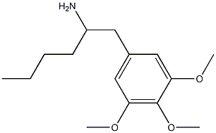 α-Butyl-3,4,5-trimethoxyphenethylamine Structure