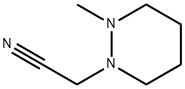 1(2H)-Pyridazineacetonitrile,tetrahydro-2-methyl-(9CI) Structure