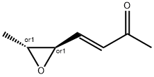 3-Buten-2-one, 4-[(2R,3R)-3-methyloxiranyl]-, (3E)-rel- (9CI) Structure