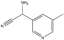 3-Pyridineacetonitrile,alpha-amino-5-methyl-(9CI) Structure