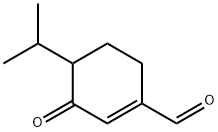 1-Cyclohexene-1-carboxaldehyde,4-(1-methylethyl)-3-oxo-(9CI) 구조식 이미지