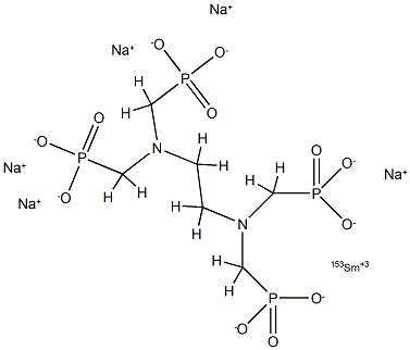 사마륨sm153lexidronampentasodium 구조식 이미지