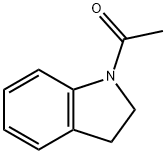 1-ACETYLINDOLINE 구조식 이미지