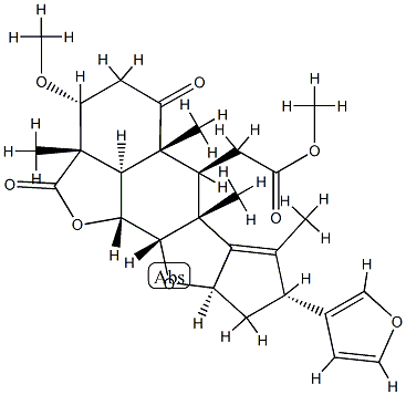 2,3-Dihydro-3alpha-methoxynimbolide Structure