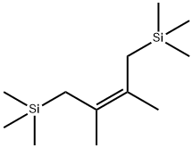 Silane,2,3-dimethyl-2-butene-1,4-diyl)bis[trimethyl-E- Structure