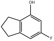 1H-Inden-4-ol,6-fluoro-2,3-dihydro-(9CI) Structure