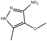 1H-Pyrazol-3-amine,4-methoxy-5-methyl-(9CI) Structure