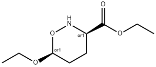 2H-1,2-Oxazine-3-carboxylicacid,6-ethoxytetrahydro-,ethylester,(3R,6S)-rel-(9CI) Structure