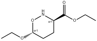 2H-1,2-Oxazine-3-carboxylicacid,6-ethoxytetrahydro-,ethylester,(3R,6R)-rel-(9CI) 구조식 이미지