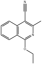 4-Isoquinolinecarbonitrile,1-ethoxy-3-methyl-(9CI) Structure