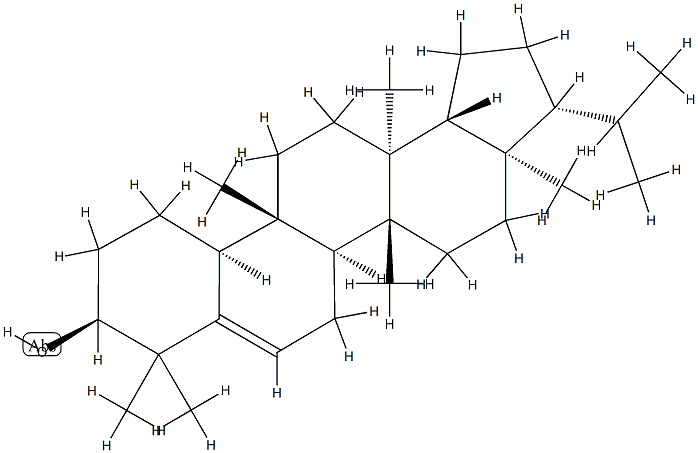 D:B-Friedo-B':A'-neogammacer-5-en-3β-ol 구조식 이미지