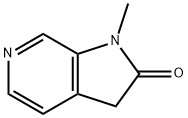 2H-Pyrrolo[2,3-c]pyridin-2-one,1,3-dihydro-1-methyl-(9CI) 구조식 이미지