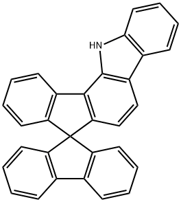 Spiro[9H-fluorene-9,7'(12'H)-indeno[1,2-a]carbazole] Structure