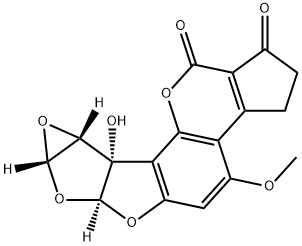 AFLATOXINM18,9-EPOXIDE 구조식 이미지