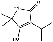 2H-Pyrrol-2-one,1,5-dihydro-4-hydroxy-5,5-dimethyl-3-(1-methylethyl)-(9CI) Structure