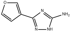 1H-1,2,4-Triazol-3-amine,5-(3-furanyl)-(9CI) 구조식 이미지