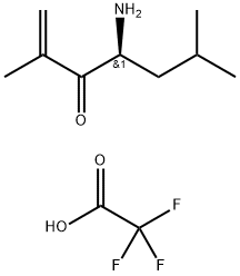 (4S)-4-Amino-2,6-dimethyl-1-hepten-3-one 2,2,2-Trifluoroacetate 구조식 이미지