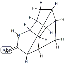 1,2,4-Ethanylylidene-6-azacyclobut[cd]inden-5(1H)-one,octahydro-(9CI) Structure