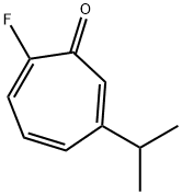 2,4,6-Cycloheptatrien-1-one,2-fluoro-6-(1-methylethyl)-(9CI) Structure