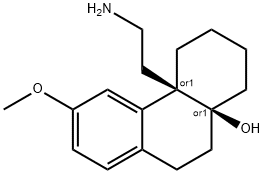 rac-cis-4b-(2-amino-ethyl)-3-methoxy-4b,5,6,7,8,8a,9,10-octahydro-phenanthren-8a-ol Structure