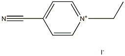 Pyridinium,4-cyano-1-ethyl-, iodide (1:1) Structure