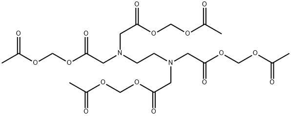 EDTA, AM  [EDTA, tetra(acetoxyMethyl ester)] 구조식 이미지