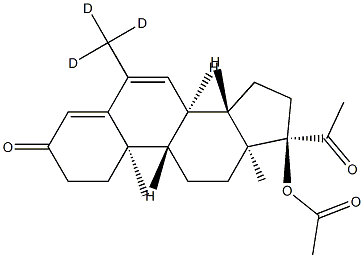 Megestrol Acetate-d3 Structure