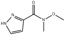 1H-Pyrazole-3-carboxamide,N-methoxy-N-methyl-(9CI) Structure