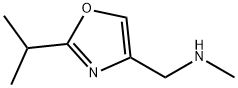 4-옥사졸메탄아민,N-메틸-2-(1-메틸에틸)-(9CI) 구조식 이미지