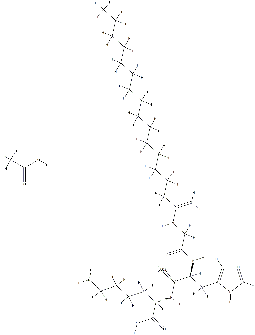 PALMITOYL TRIPEPTIDE-1 Structure